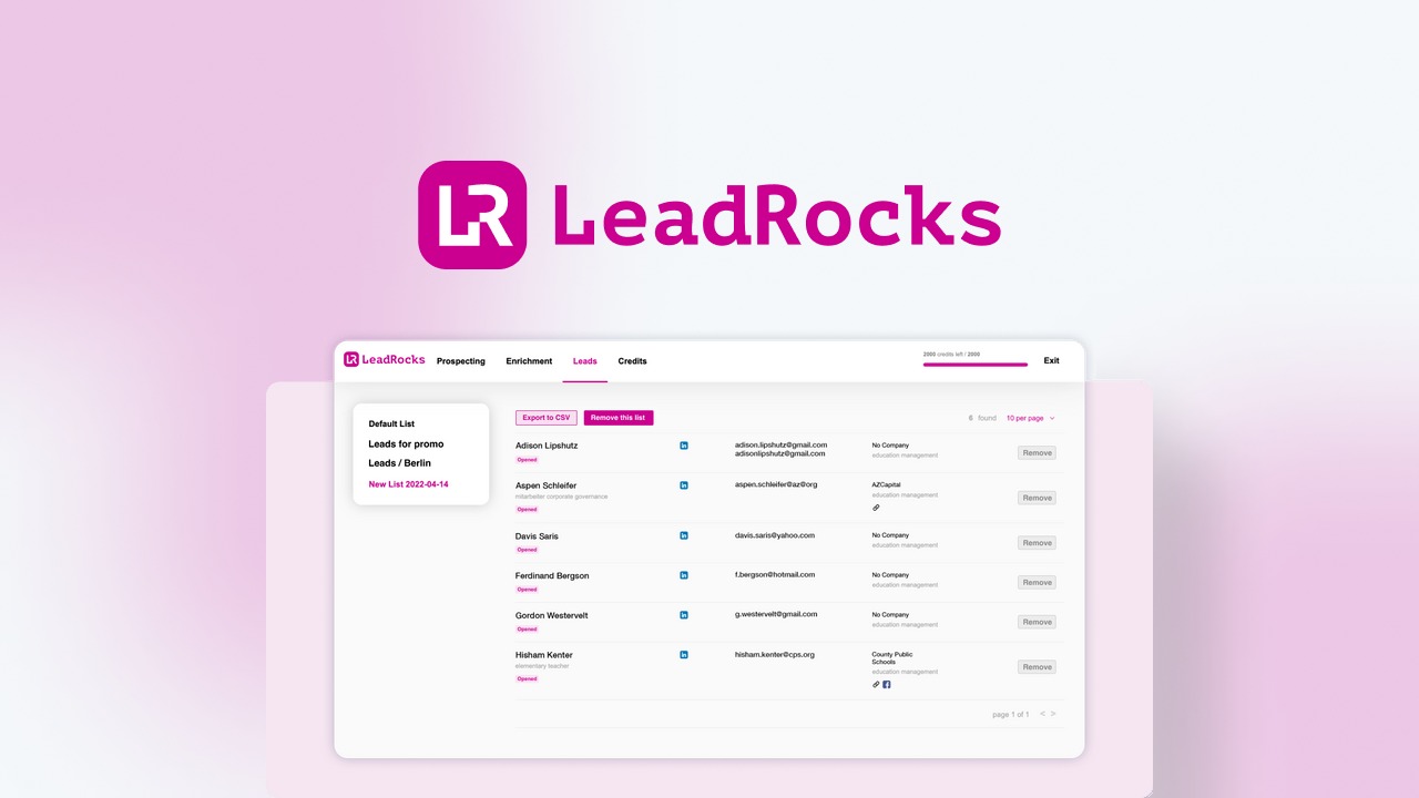 The Best Tools to Automate and Scale Your Referral Network 1 lead rocks - referral network software